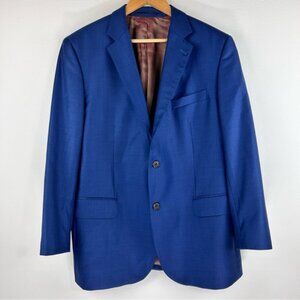 Oliver Wicks Men’s Two Button Super 110s Wool Blazer. Size 42S